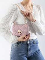 Cross Body Tas Moon Linnen Vanessa bruno Roze moon 70V40326-vue-porte