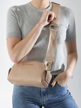 Cross Body Tas Blossom Re Valentino Bruin blossom re VBS8P215-vue-porte