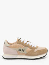 Sneakers Stargirl Glitter Sun68 Beige accessoires Z35212