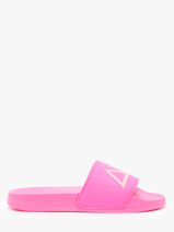 Slippers Logo Sun68 Roze accessoires X35204-vue-porte