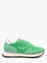 Sneakers Ally Solid Nylon Sun68 Groen accessoires Z35201