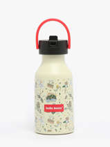 Drinkfles Hello hossy Groen cool kids 350M