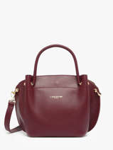 Handtas Foulonn Double Leder Lancaster Rood foulonne double 18