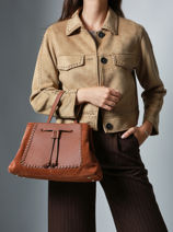 Cross Body Tas Brumby Etrier Bruin brumby EBRU148M-vue-porte