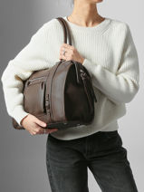 Schoudertas A4 Formaat Grained Miniprix Bruin grained F8533-vue-porte