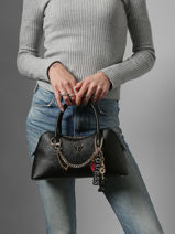 Handtas Davina Guess Zwart davina BG989906-vue-porte