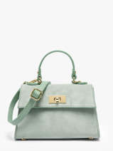 Schoudertas Velvet Caviar Leder Milano Groen velvet caviar VC25116