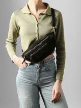 Heuptasje Leder Milano Zwart velvet VE24119O-vue-porte