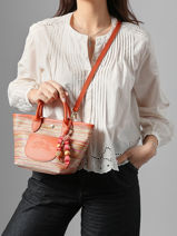 Longchamp Le panier pliage rainbow Cross bodytas Wit-vue-porte