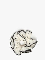 Stoffen Haarelastiek Dots Hindbag Beige pois PO