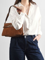 Cross Body Bag Classic Belt Bag Leder Pinko Bruin love bag soft 6176A0F6-vue-porte