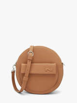 Cross Body Tas Dorine Leder Nathan baume Bruin nathan 96KW3061