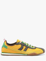 Sneakers Uit Leder Coolway Geel men 8633808