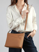 Cross Body Tas Grenada Leder Nathan baume Bruin nathan 56-vue-porte