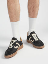 Sneakers Uit Leder Gant Blauw men CUZIMG69-vue-porte