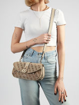 Cross Body Tas Jessa Guess Bruin jessa JG836220-vue-porte