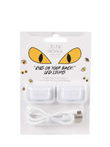 Led Lampjes "eyes On Your Back" Jeune premier Wit accessoires DIS20LED