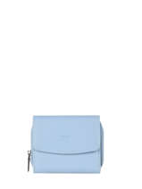 Portefeuille Caviar Leder Crinkles Blauw caviar 14201