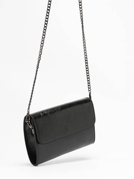 Cross Body Tas Nine Leder Milano Zwart nine NI23064N ander zicht 2