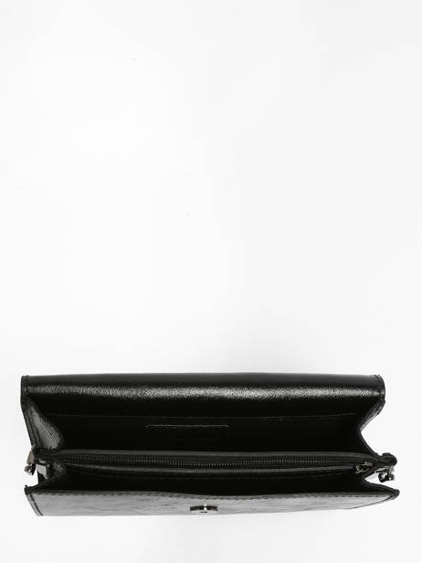 Cross Body Tas Nine Leder Milano Zwart nine NI23064N ander zicht 3