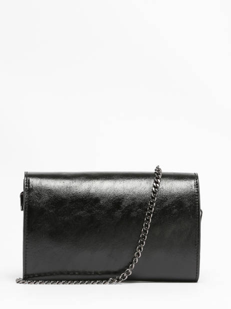 Cross Body Tas Nine Leder Milano Zwart nine NI23064N ander zicht 4