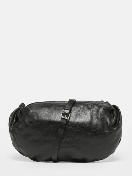 Cross Body Tas Natural Leder Biba Zwart natural IRV1L ander zicht 4