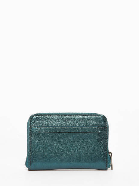 Portemonnee Leder Etincelle Irisée Etrier Blauw etincelle irisee 74701 ander zicht 2