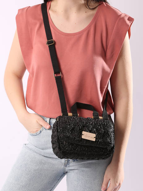 Cross Body Tas Clematite Woomen Zwart clematite WCLE02 ander zicht 1