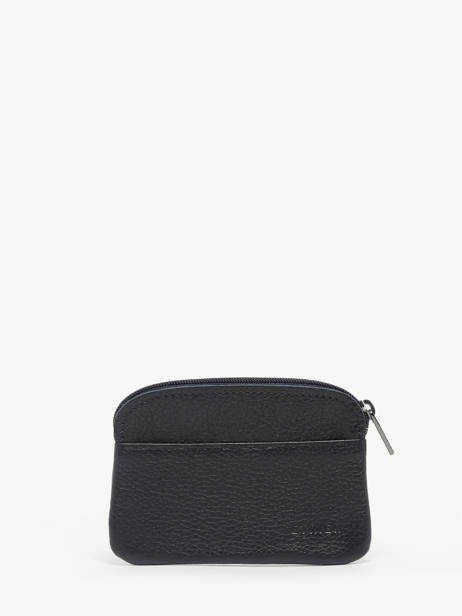 Portemonnee Leder Madras Etrier Blauw madras EMAD339 ander zicht 2