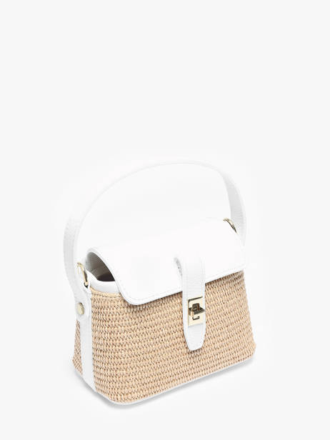 Cross Body Tas Capri Milano Wit capri CP23115 ander zicht 2