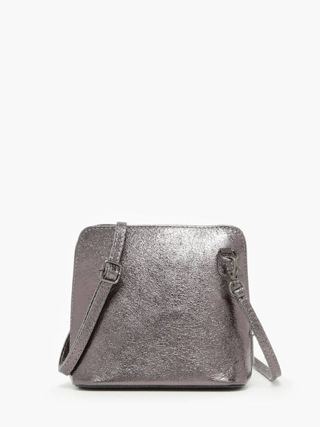 Cross Body Tas Nine Leder Milano Grijs nine NI23117N
