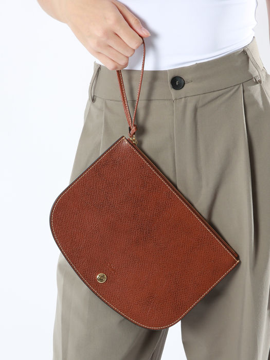 Longchamp Epure Pochette/trousse Bruin