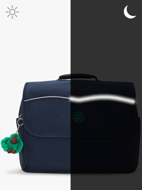 Boekentas 1 Compartiment Kipling Blauw back to school KI6891 ander zicht 5