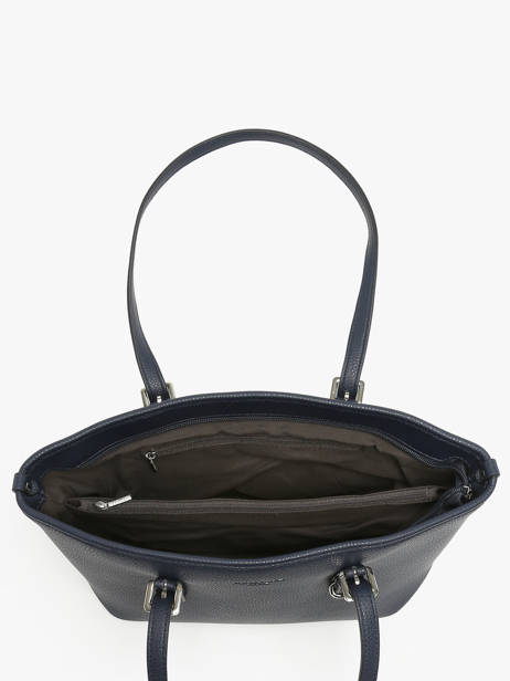 Schoudertas Grained Miniprix Blauw grained F2531 ander zicht 2