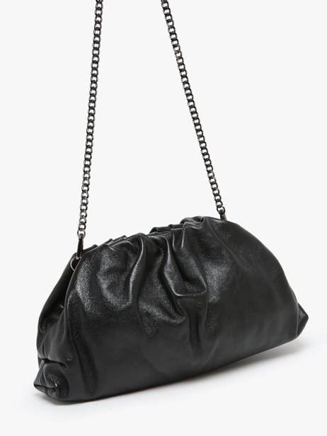 Cross Body Tas Nine Leder Milano Zwart nine NI23112 ander zicht 2