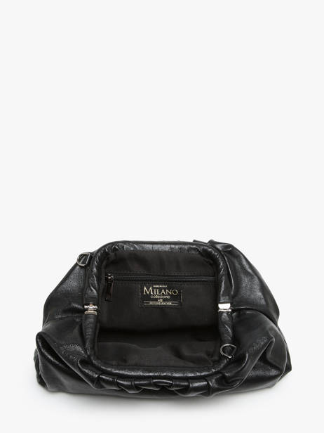 Cross Body Tas Nine Leder Milano Zwart nine NI23112 ander zicht 3