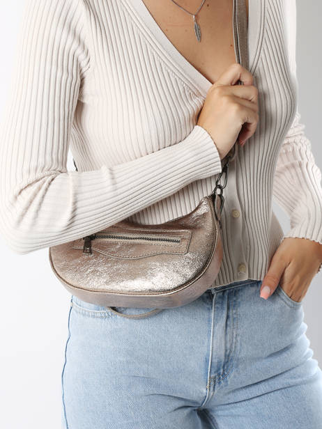 Schoudertas Nine Leder Milano Bruin nine NI24061 ander zicht 1