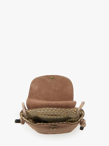 Cross Body Tas Vintage Leder Mila louise Grijs vintage 3568X ander zicht 3
