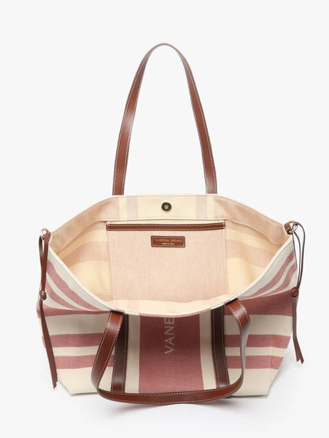 Handtas Cabas Katoen Vanessa bruno Roze cabas 3V40374 ander zicht 3