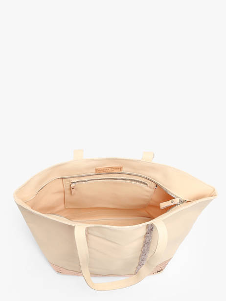 Schoudertas Met Rits Le Cabas L Pailletten Vanessa bruno Beige cabas 1V40409 ander zicht 3
