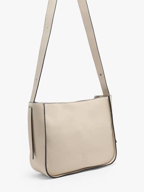 Schoudertas M Foudre Leder Etrier Beige foudre EFOD087M ander zicht 2