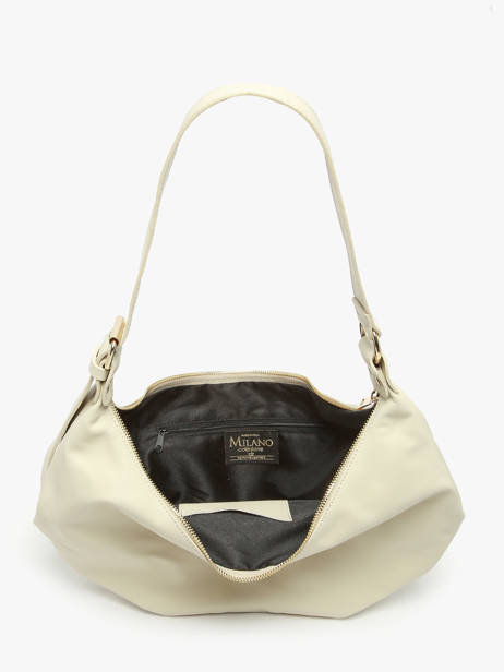 Schoudertas Sauvage Leder Milano Beige sauvage SA24111 ander zicht 3