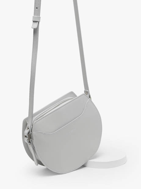 Bucket Bag Suave Lune Leder Lancaster Grijs suave lune 32 ander zicht 2