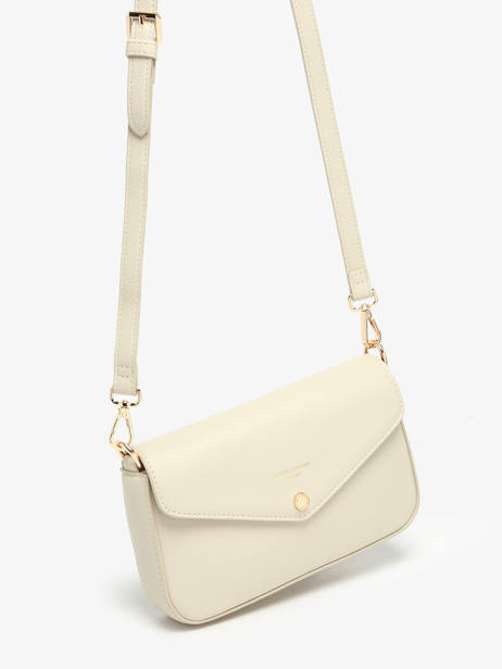 Cross Body Tas Saffiano David jones Beige saffiano CM6120H ander zicht 2