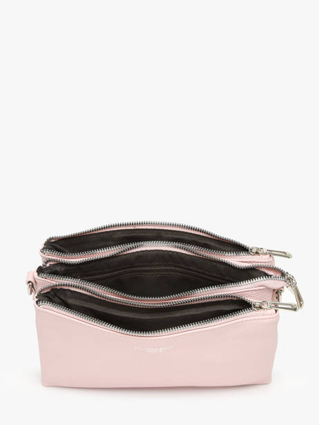 Cross Body Tas Grained Miniprix Roze grained H6995 ander zicht 2