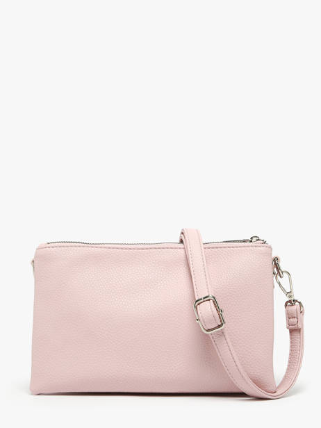 Cross Body Tas Grained Miniprix Roze grained H6995 ander zicht 3