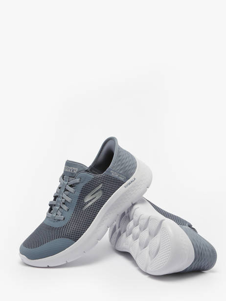 Sneakers Slip-ins Skechers Blauw women 124836 ander zicht 3