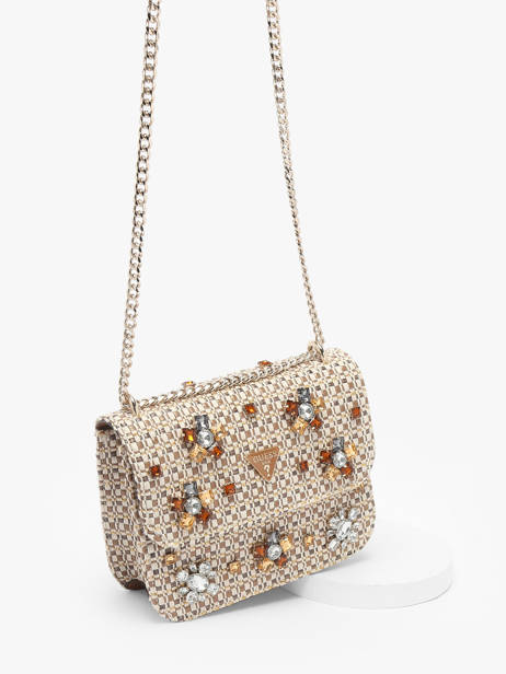 Cross Body Tas Beauvoir Guess Bruin beauvoir WE952821 ander zicht 2