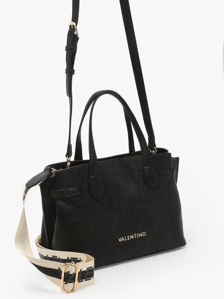 Handtas Pansy Valentino Zwart pansy VBS8PG04 ander zicht 2