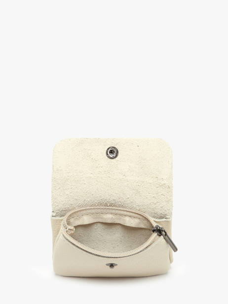 Portemonnee Leder Milano Beige caviar CA23092 ander zicht 1